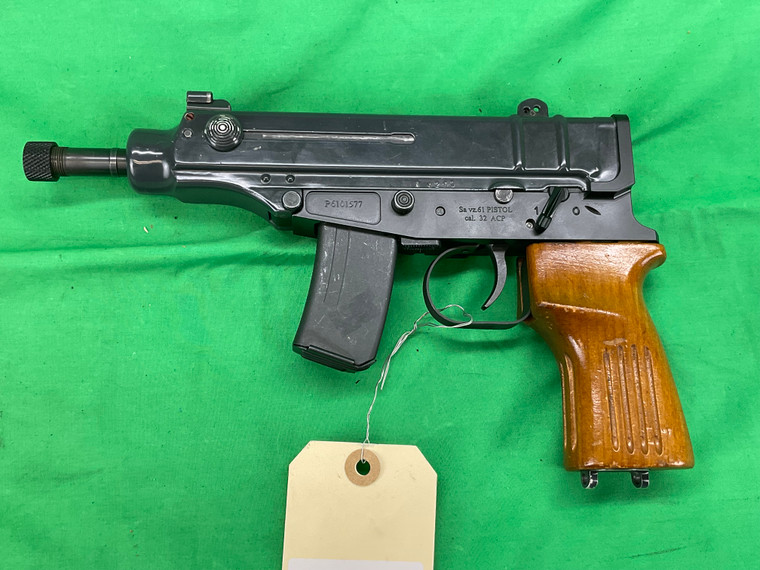 USED Czech Small Arms CSA VZ 61 VZ61 Skorpion Threaded Barrel 32 ACP 3321