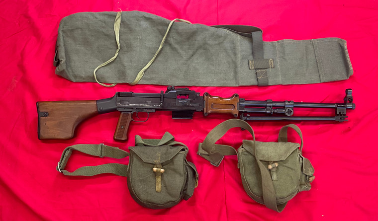 Wise Lite Arms RPD Semi Auto Rifle 7.62x39 Belt Fed VLTOR 2 Drums & Cases