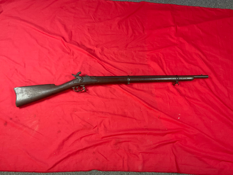 Vintage Civil War Quaker Musket Wooden Barrel Trainer Souvenir Bannerman