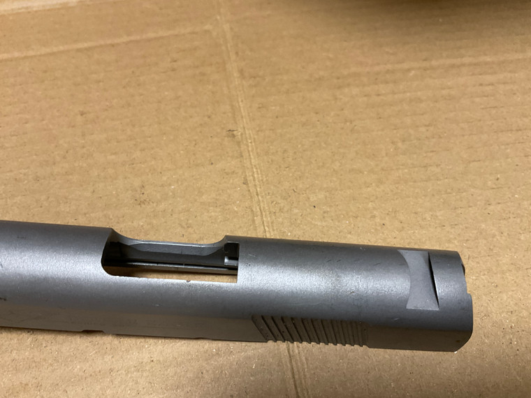 COLT Blank 1911 No Rollmarks STAINLESS STRIPPED SLIDE 45 Auto ACP PARTS