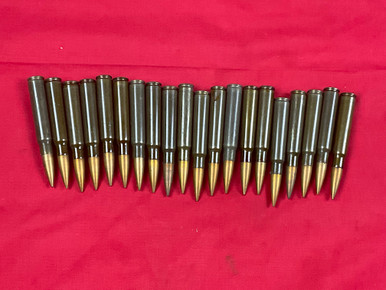 German P181 8MM Mauser Rounds WW2 1940 Date 20 Round LOT 8x57 WWII AG Hugo