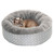 Plush / Diamond Print Calming Donut Dog Bed product image