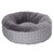 Plush / Diamond Print Calming Donut Dog Bed product image