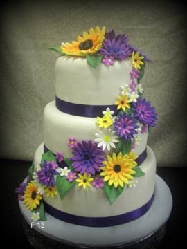 Fondant Wedding Cakes