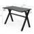 Ergonomic Gaming Desk with Mousepad and Cup Headphone Holder B593-HW66316