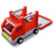 Fire Truck Themed Inflatable Castle Water Park Kids Bounce House with 480W Blower - Color: Red D681-NP10478US