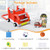Fire Truck Themed Inflatable Castle Water Park Kids Bounce House with 480W Blower - Color: Red D681-NP10478US