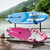 Freestanding Height Adjustable Dual Kayak Storage Rack - Color: Black D681-TL35157