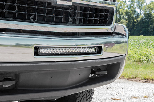 Rough Country - 30-inch Single Row LED Light Bar Hidden Bumper