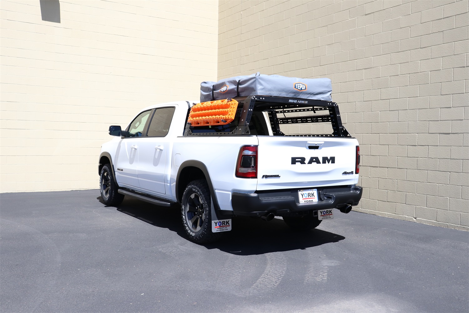 Road Armor - TRECK Bed Rack System; Rear Strap; Upper And Lower; Incl ...