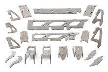 Rough Country - Axle Truss and Gusset Kit; Front; Dana 30; - 10565