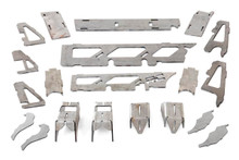 Rough Country - Axle Truss and Gusset Kit; Front; Dana 30; - 10565
