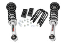 Rough Country - Suspension Lift Kit; 2.5 in. Lift; Lift Blocks; U-Bolts; - 51028