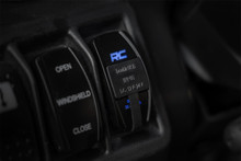 Rough Country - USB Switch Insert; 2x1 w/Logo; Blue Black Light; - 709USB