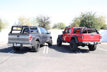 Road Armor - TRECK Bed Rack System; Adjustable; Texture Black; Incl. Bracket Kit; - 605BRS59B