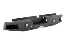 Rough Country - Heavy Duty Rear LED Bumper; 2 in.; Black-Series LED Flush Mount Cubes; - 10760