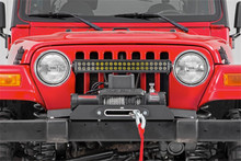 Rough Country - Winch Mounting Plate; For Factory Bumper; Incl. Hardware; Steel; - 1189
