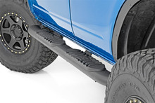 Rough Country - Oval Nerf Step Bar; Black; - 21011