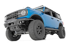Rough Country - Oval Nerf Step Bar; Black; - 21011