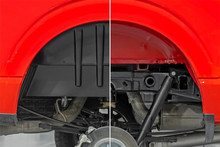 Rough Country - Wheel Well Liner; Rear; Pair; Incl. Mounting Hardware; Polyethylene Plastic; - 4213A