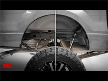 Rough Country - Wheel Well Liner; Rear; Pair; Incl. Mounting Hardware; Polyethylene Plastic; - 4216
