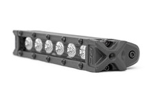 Rough Country - Cree LED Lights; 6 in.; Slimline; Pair; Black Series; - 70406ABL