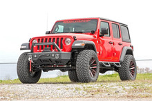 Rough Country - Drop Steps; 64 in.; Black Powder Coat; All Steel Construction; Pair; - 90769A