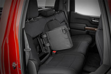 Rough Country - Neoprene Seat Covers; Front And Rear; w/Back Storage; Black; - 91037