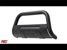 Rough Country - Black Bull Bar w/ Integrated Black Series 20-inch LED Light Bar; - B-F2017