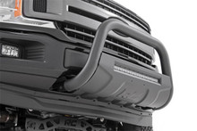 Rough Country - Black Bull Bar w/ Integrated Black Series 20-inch LED Light Bar; - B-F4041