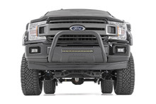 Rough Country - Black Bull Bar w/ Integrated Black Series 20-inch LED Light Bar; - B-F4041