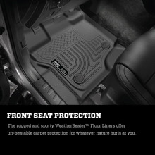 Husky Liners - Weatherbeater - Front & 2nd Seat Floor Liners (Footwell Coverage) - 98711