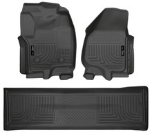 Husky Liners - Weatherbeater - Front & 2nd Seat Floor Liners (Footwell Coverage) - 99711