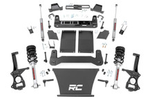 Rough Country - Suspension Lift Kit w/Shocks; 6 in. Lift; Incl. Lifted Struts; Rear N3 Shocks; - 22932