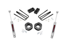 Rough Country - Suspension Lift Kit w/Shock; 3.5 in. Lift; - 26830