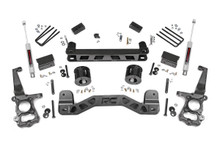 Rough Country - Suspension Lift Kit w/Shocks; 4 in. Lift; Premium N3 Shocks; - 55130