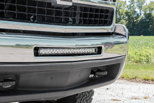 Rough Country - LED Light Bar Bumper Mounting Brackets; For 20 in. Single Row LED Light Bar; - 70523