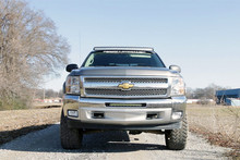 Rough Country - LED Light Bar Bumper Mounting Brackets; For 20 in. Single Row LED Light Bar; - 70523