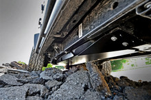 Rough Country - Gas Tank Skid Plate; 3/16 in. Thick Steel; Incl. Mount Brackets Hardware; - 794
