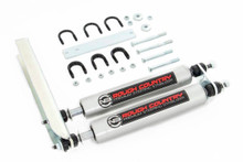 Rough Country - N3 Dual Steering Stabilizer; Big Bore; Incl. Mounting Brackets and Hardware; - 8733830