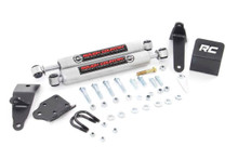 Rough Country - N3 Dual Steering Stabilizer; Big Bore; Incl. Mounting Brackets and Hardware; - 8749530