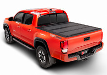 BAK Industries - BAKFlip MX4 Hard Folding Truck Bed Cover - Matte Finish - 2005-2015 Toyota Tacoma 5' Bed with Deck Rail System - 448406