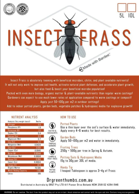 Insect Frass 10L Insect Frass 10L