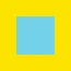 The product color of Life360 Tile - Aqua Lemon