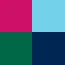 The product color of Life360 Tile Slim - Multi, 4 pack