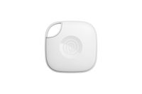 A front-facing image of a Life360 Tile  - White