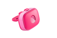 Image of angled Side of Pink Punch GPS Tracker