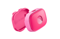 Image of 2 Angled Pieces of Pink Punch GPS Tracker