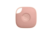 A front-facing image of a Life360 Tile  - Blush