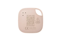 A back-facing image of a Life360 Tile  - Blush